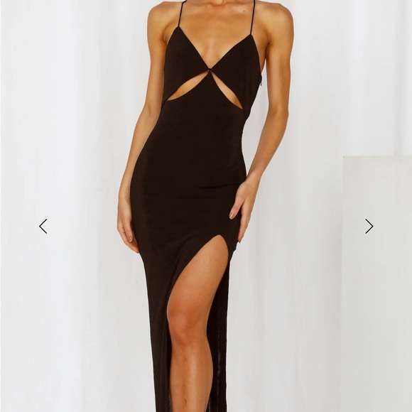 Hello Molly Cold Brew Maxi Dress Black - Picture 4 of 6